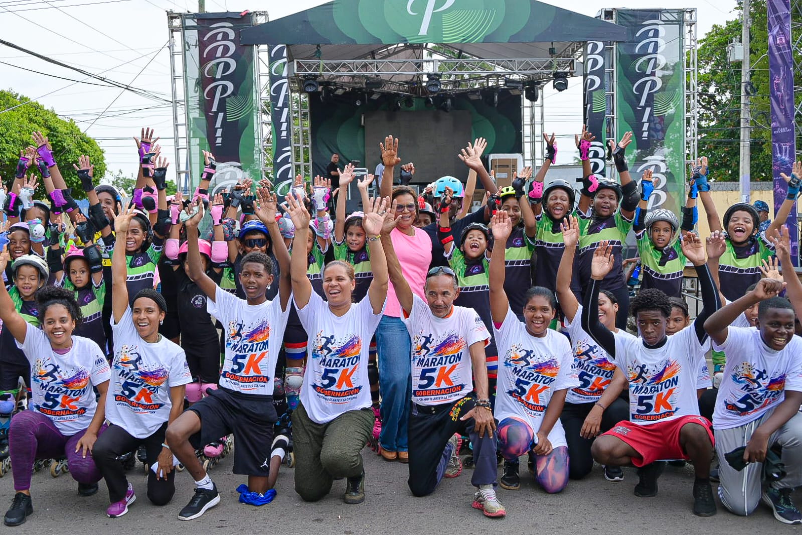 Gobernadora Rafaela Javier realiza “Maratón 5K” en Bayaguana